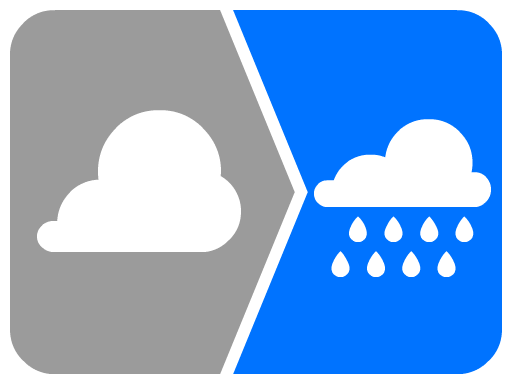 くもりのち時々雨